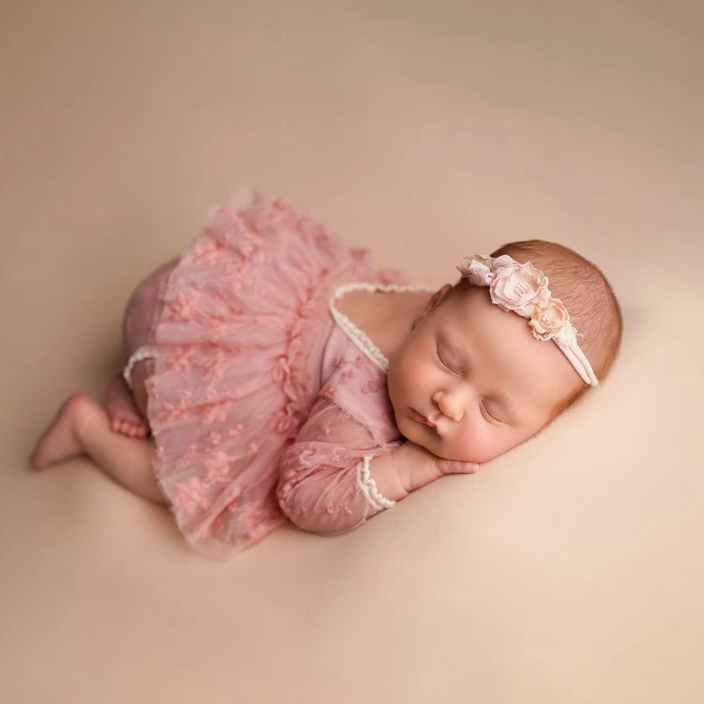 Newborn Baby Girl Romper Floral - Robe tutu pour bébé fille, dentelle