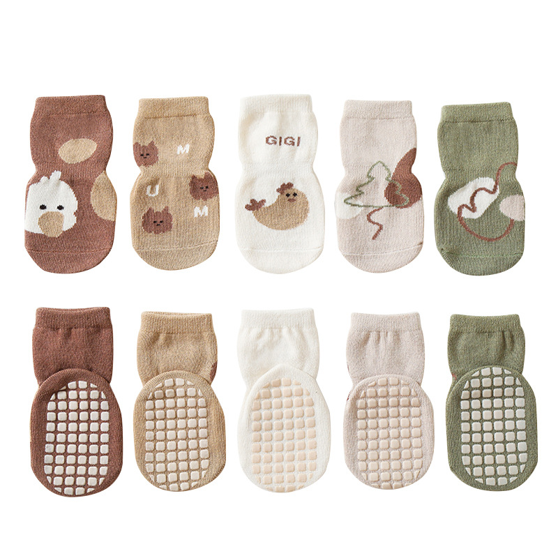 5 paires de chaussettes antidé - Unisex Baby Socks Non Slip avis et prix