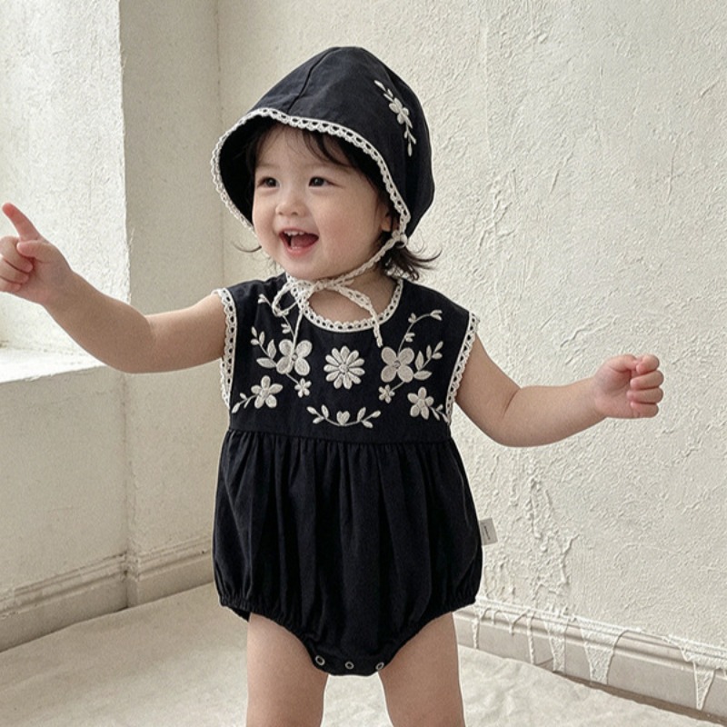 ZOETOPKID Combinaison d'été po - Baby Summer Linen Sleeveless Jumpsuit avis et prix