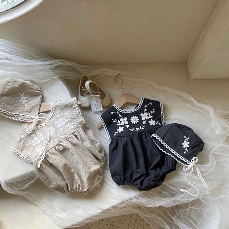 ZOETOPKID Combinaison d'été po - Baby Summer Linen Sleeveless Jumpsuit avis et prix