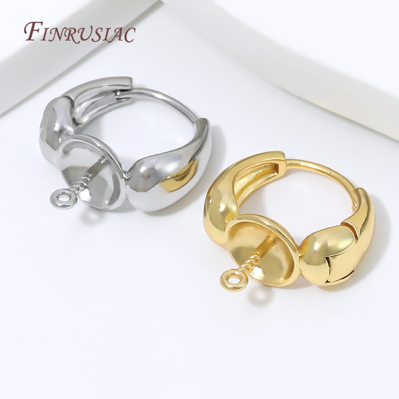Boucle d'oreille Huggie plaqué - Diapering avis et prix