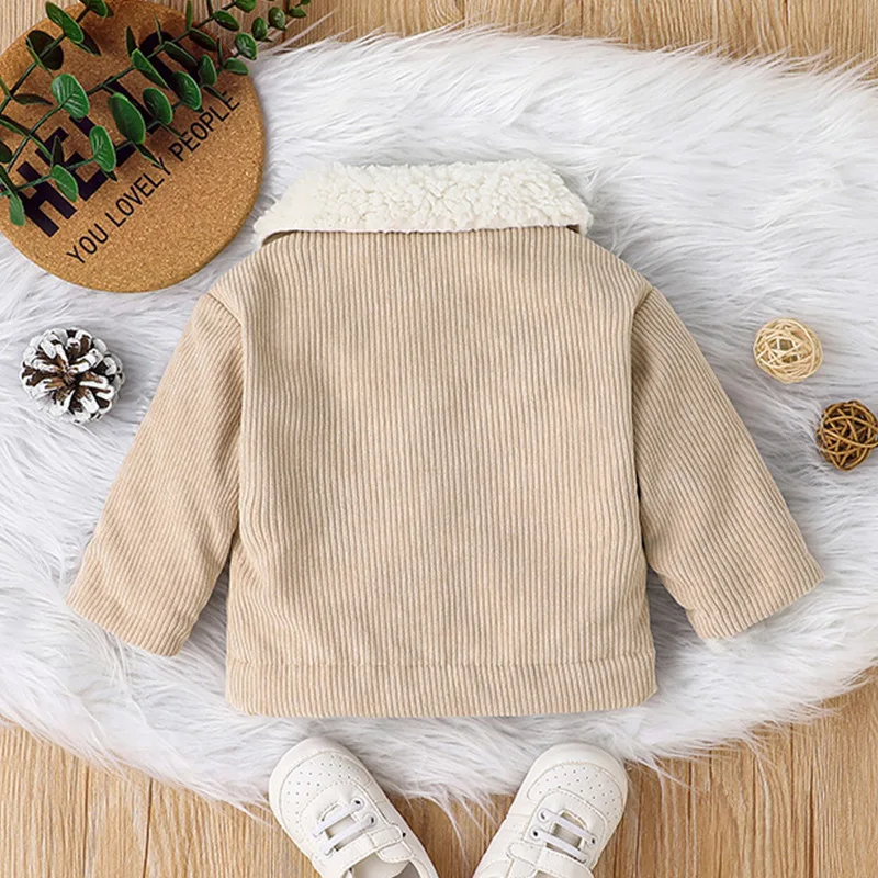 Veste en velours côtelé doublé - Toddler Boy Winter Fleece Jacket avis et prix