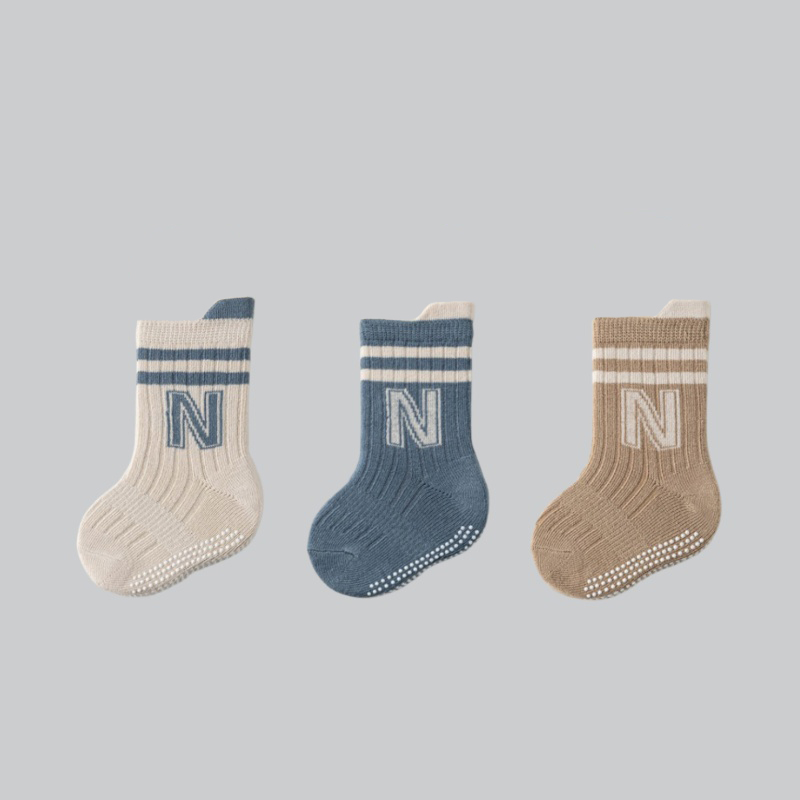 3 paires/lot enfants coton let - Unisex Baby Socks Non Slip avis et prix