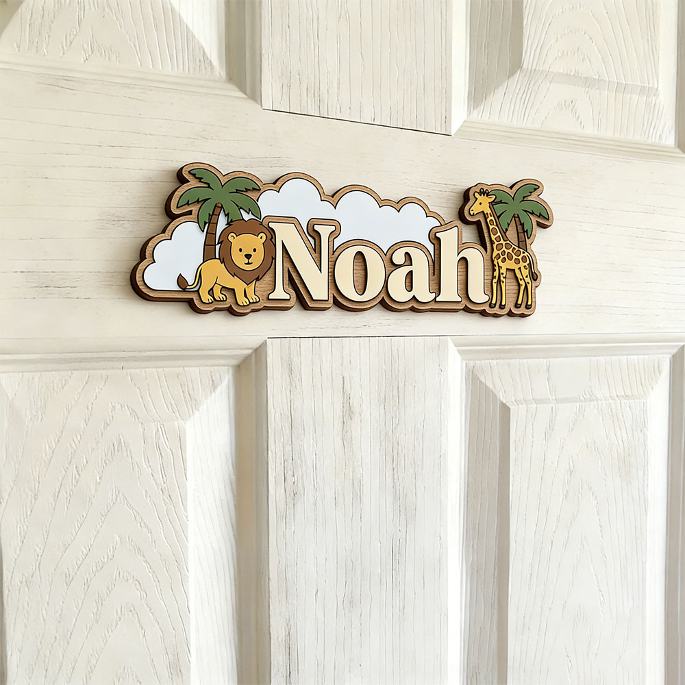 Plaque personnalisée avec le n - Nursery avis et prix