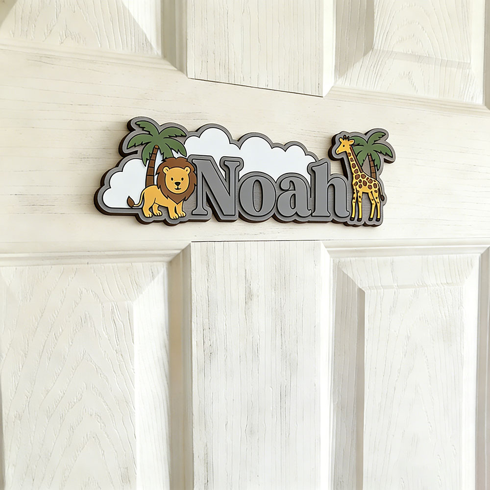 Plaque personnalisée avec le n - Nursery avis et prix