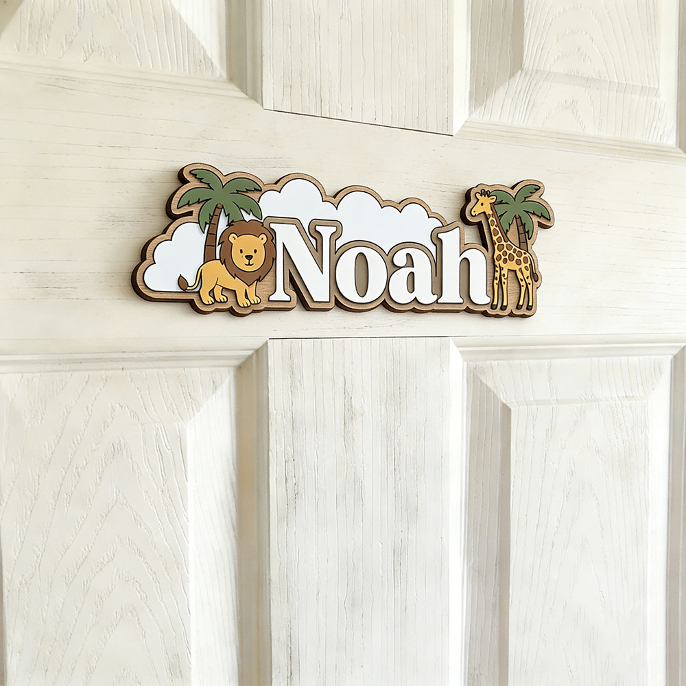 Plaque personnalisée avec le n - Nursery avis et prix