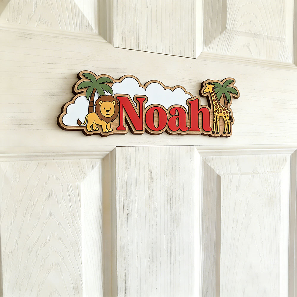 Plaque personnalisée avec le n - Nursery avis et prix